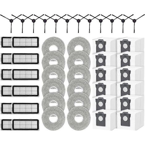 Zubehör Für Cecotec Conga X50/x50 X-treme: Haupt-/seitenbürsten, Hepa-filter, Wischmopp, Staubbeutel