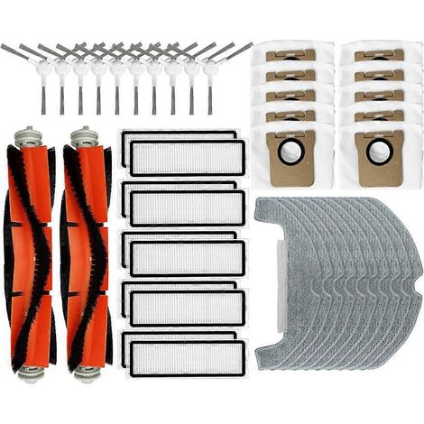 Für Den Dreame D9 Plus Saugroboter: Haupt-/seitenbürsten, Hepa-filter, Wischpads, Staubbeutel, Ersatzteile