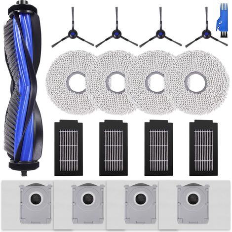 Ersatzteilset Für Ecovacs Deebot T50 Omni Pro Max: Hauptbürste, Filter, Seitenbürsten, Wischmopps, Staubbeutel
