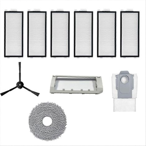 Zubehör Für P10sprov20: Kehrbehälter, Abdeckung, Reinigungstuch, Filter, Staubbeutel, Seitenbürste, Staubsauger