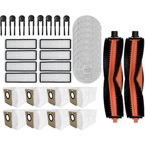 Für Xiaomi Mijia Saugroboter: Waschbürsten 5c/ov42cn (haupt-/seitenbürsten), Hepa-filter, Wischmopp, Staubbeutel