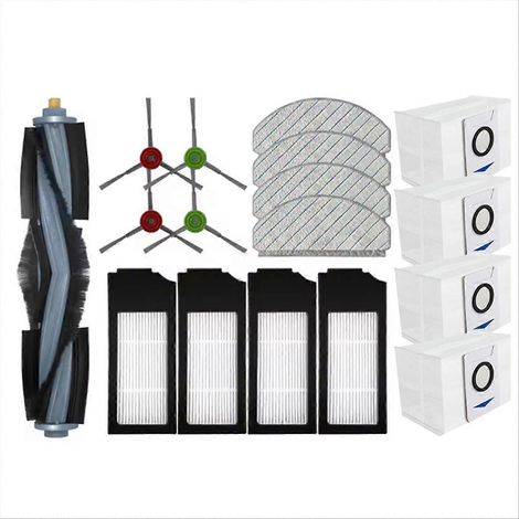 Ersatz Für Hauptbürste, Seitenbürste, Wischmopp, Staubbeutel Und Filter Für Staubsauger X1 Plus/t10 Plus