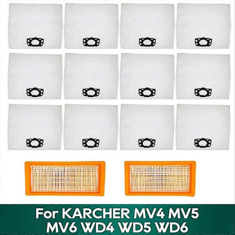 Waschbarer Filterstaubbeutel Für Mv4, Mv5, Mv6, Wd4, Wd5, Wd6, Wd5p, Wd6p – Premium-ersatzteile Für Staubsauger