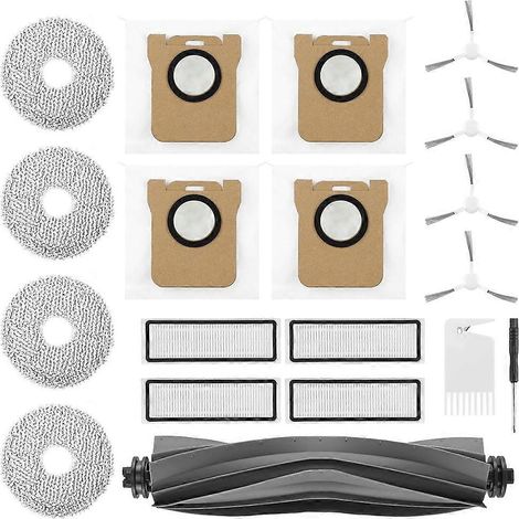 Für Dreame L10s/l10 Ultra Saugroboter: Haupt-/seitenbürsten, Wischpads, Hepa-filter, Staubbeutel