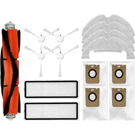 Für Dreame D10 Plus/rls3d/z10 Pro/l10 Plus Abnehmbare Hauptwalze, Seitenbürste, Hepa-filter, Wischmopp-staubbeutel