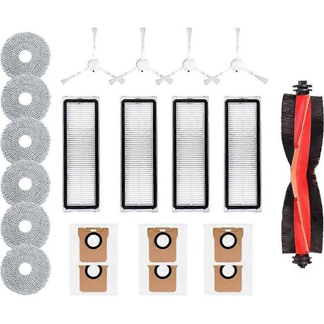 Für Xiaomi Saugroboter X20 Plus/x20+/x10+/x10 Plus Und Haupt-/seitenbürsten, Wischmopp, Staubbeutel, Filter