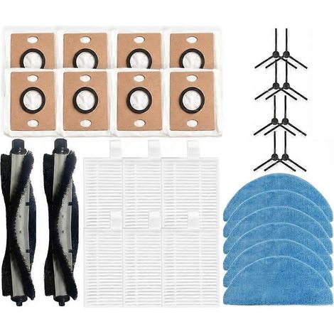 30-teiliges Set Für Den Ilife A30 Pro Staubsauger: Hauptteile, Seitenbürsten, Filter, Wischmopp, Staubbeutel