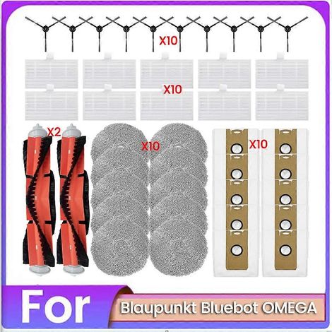 42-teiliges Set Aus Bürste, Beutel, Staubfilter Und Wischmopp Für Blaupunkt Bluebot Omega Staubsauger-ersatzteile