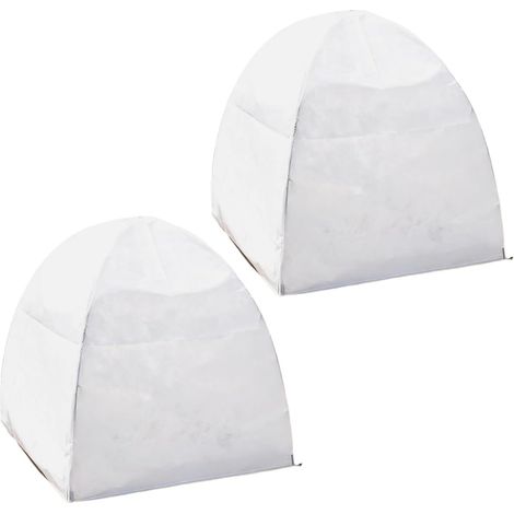 Set Mit 2 Frostschutzabdeckungen Für Pflanzen - 56 X 56 Cm -