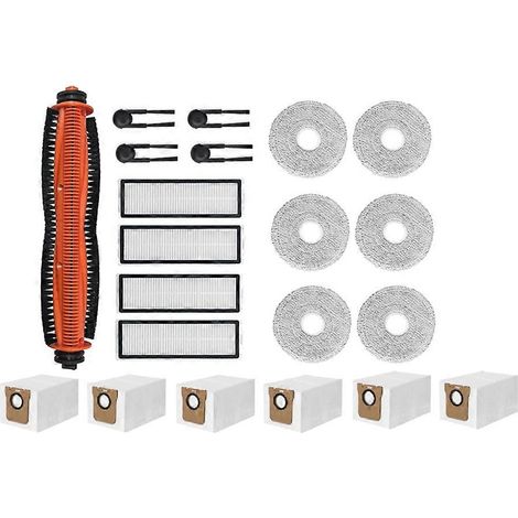 21-teiliges Set Haupt-/seitenbürsten-waschfilter-staubbeutel Für Xiaomi Mijia M40s/ov31cn Kehrmaschine