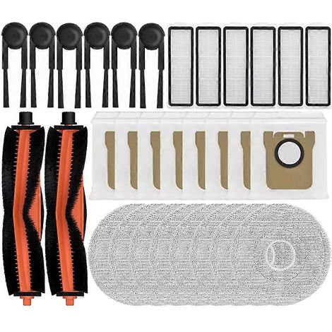 30 Stück Für Xiaomi Mijia Saugroboter 5c Ov42cn Haupt- Und Seitenbürste, Hepa-filter, Wischmopp Und Staubbeutel