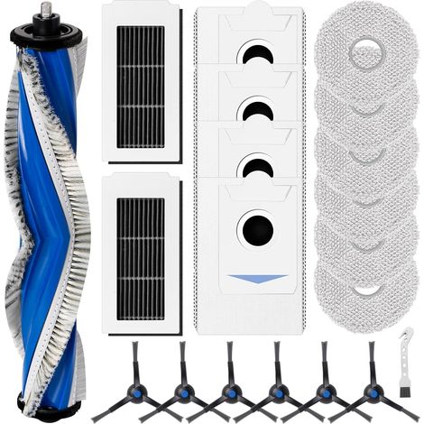 Zubehörset Für Den X5 Omni Pro Saugroboter: Walzenbürste, Hepa-filter, Reinigungstücher, Staubbeutel, Seitenbürsten