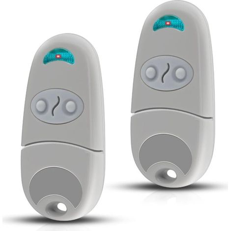 Sepsha 433,92 Mhz Torfernbedienung – Kompatibel Mit T0p432na – 2 Kanäle, 2 Fernbedienungen + 2 Paar Knopfzellenbatterien – Für Automatische Garagentore Und Einfahrtstore
