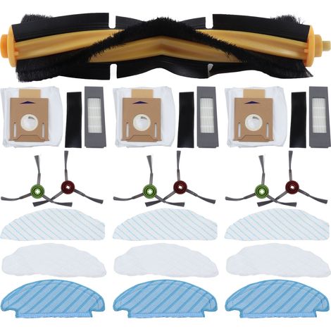 Komplettes Zubehörset Für Den Ecovacs T8aivi N8pro Saugroboter: Bürsten, Hepa-filter, Waschbare Tücher Und Staubbeutel