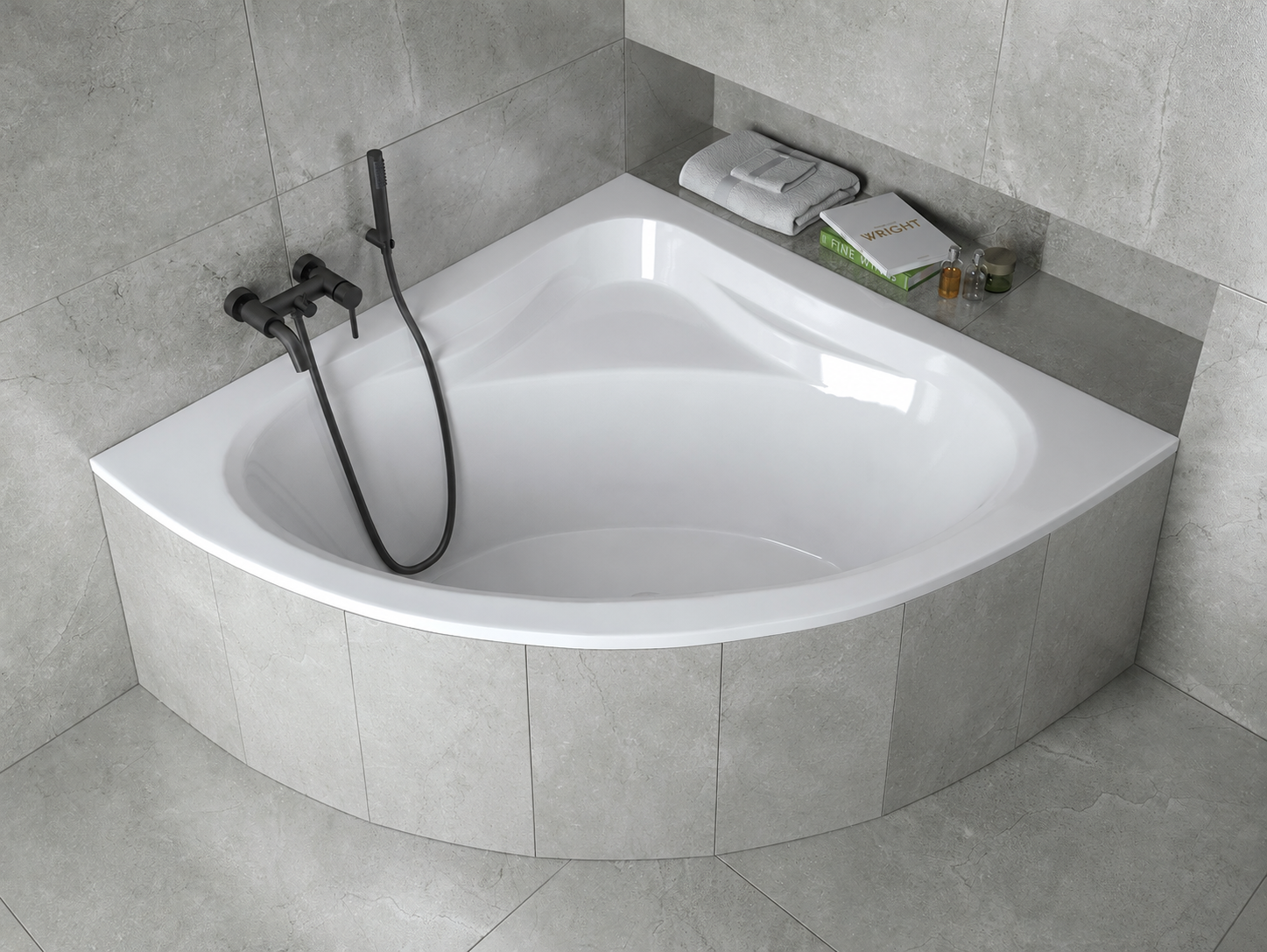 Ecolam Badewanne 120x120 Cm Mia Eckbadewanne Wanne Mit Sitz Ablauf In Der Mitte Acrylwanne Ablaufgarnitur Füße Silikon