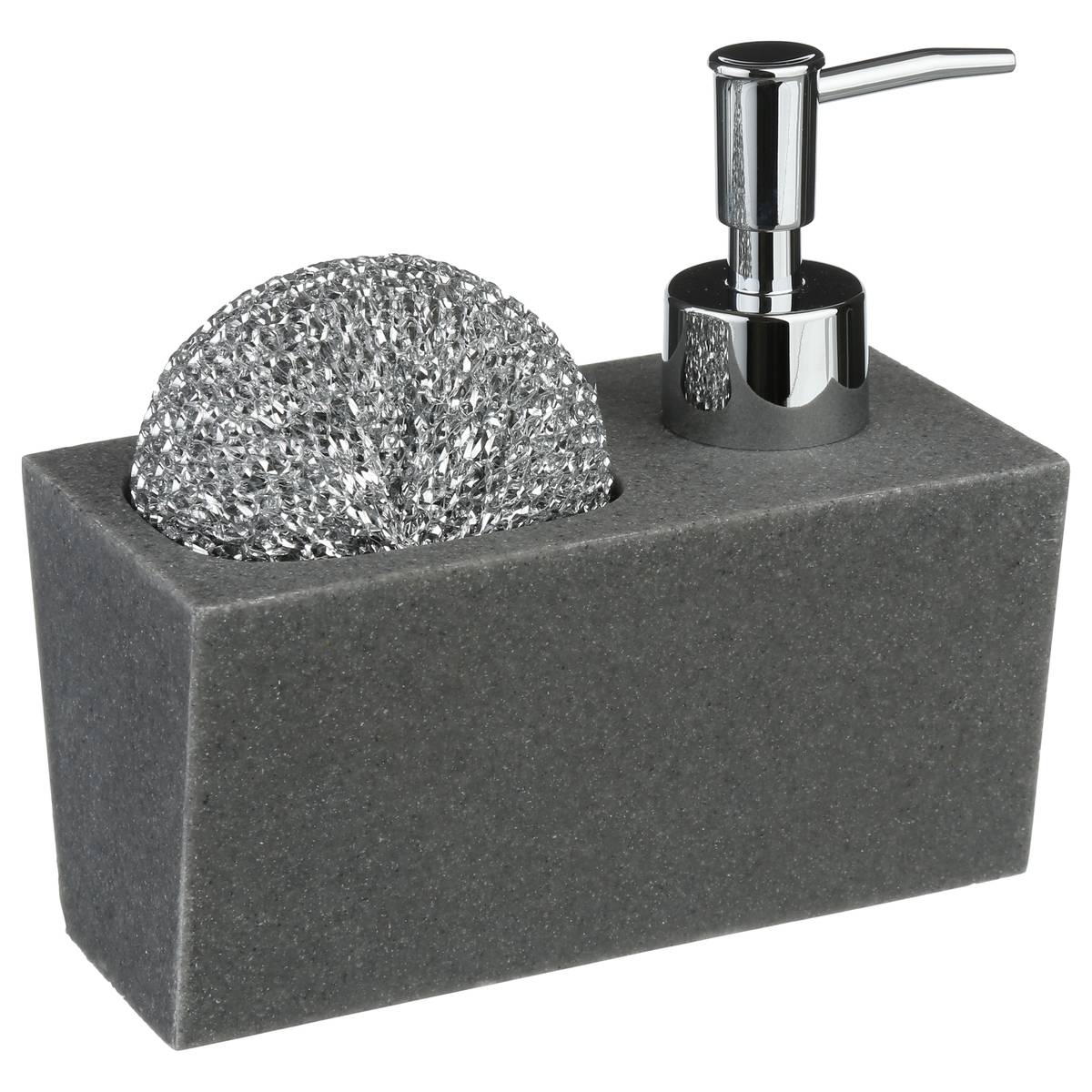 Seifenspender Mit Schwamm 170ml Schwarz - 5five