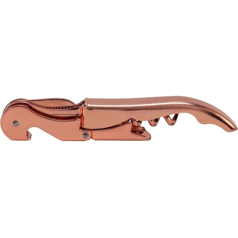 Multifunktionaler Korkenzieher Aus Roségoldfarbenem Metall