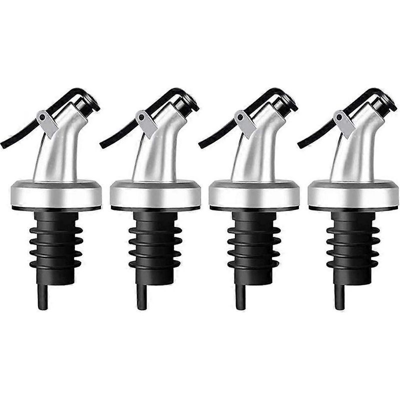 Set Mit 4 Ölausgießkappen Mit Staubschutzkappen, Für Öl, Olivenöl, Essig
