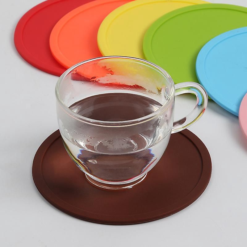 Bpa-freie Silikon-untersetzer, 3er-set Runde Untersetzer Für Biergläser, Kaffeetassen, Teetassen Und Flaschen – Partys, Mai