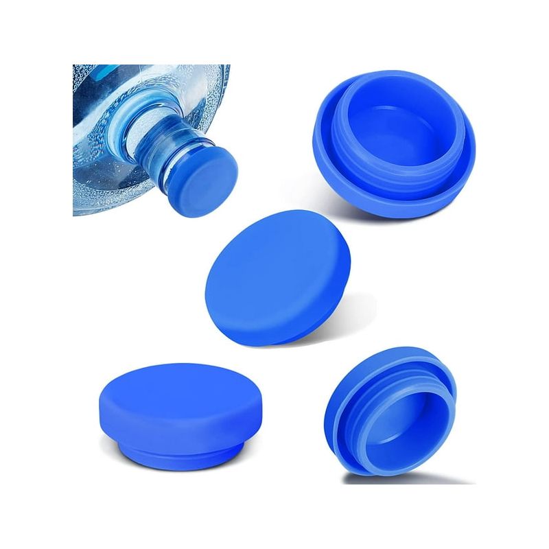 Wiederverwendbarer 5-gallonen-flaschenverschluss, 3er-packung Auslaufsicherer Silikondeckel, 55-mm-spritzschutz-ersatzverschluss, Kompatibel Mit Primo-flaschen