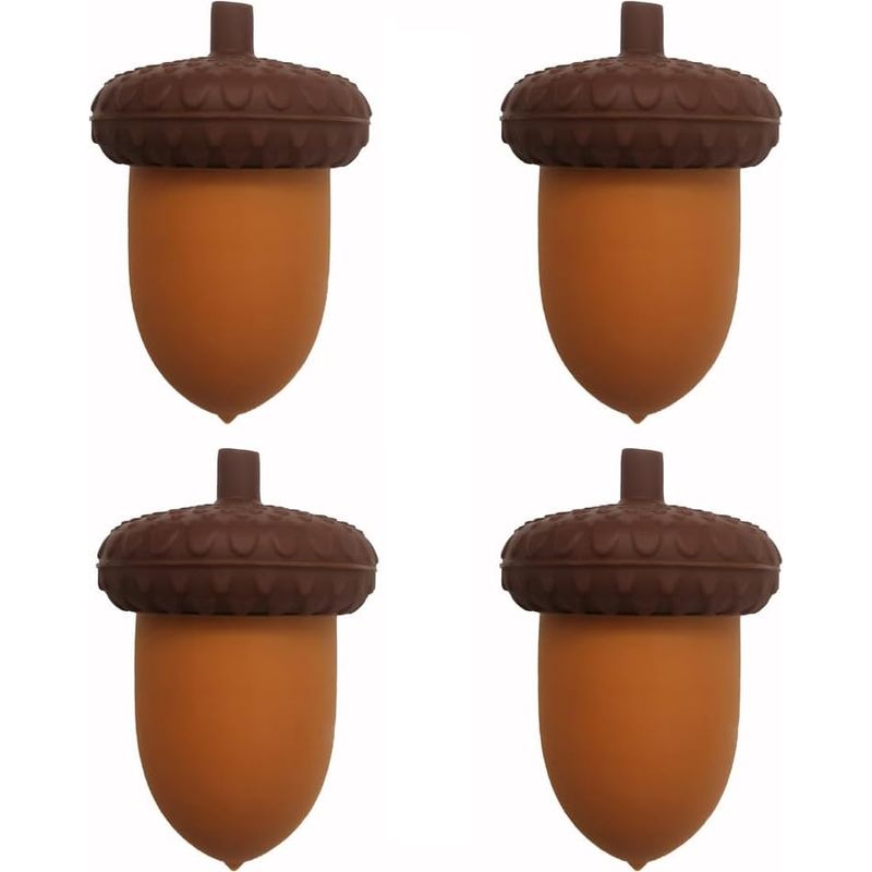 Eichelförmige Weinstopper, Wiederverwendbare T-förmige Silikonstopper, Originelle Flaschenverschlüsse Für Wein Und Getränke, Eleganter Ausgießer, 4er-set