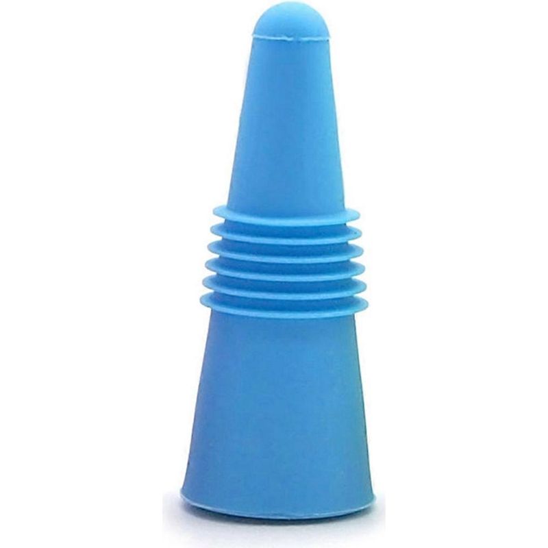 Weinflaschenverschlüsse, Blauer Silikonverschluss