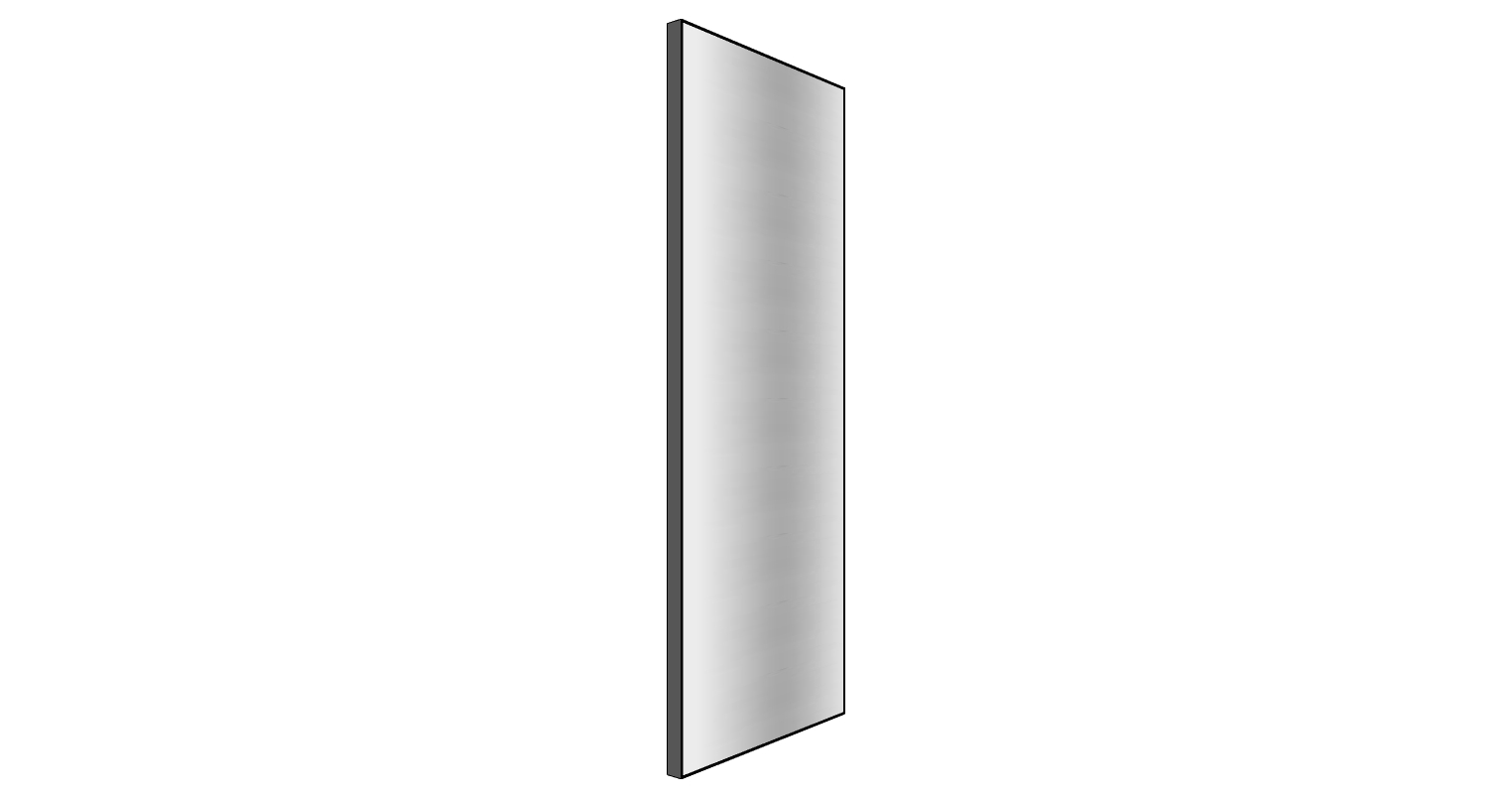 Riho Framed Spiegel Mit Sensor, Schwarz, 205543