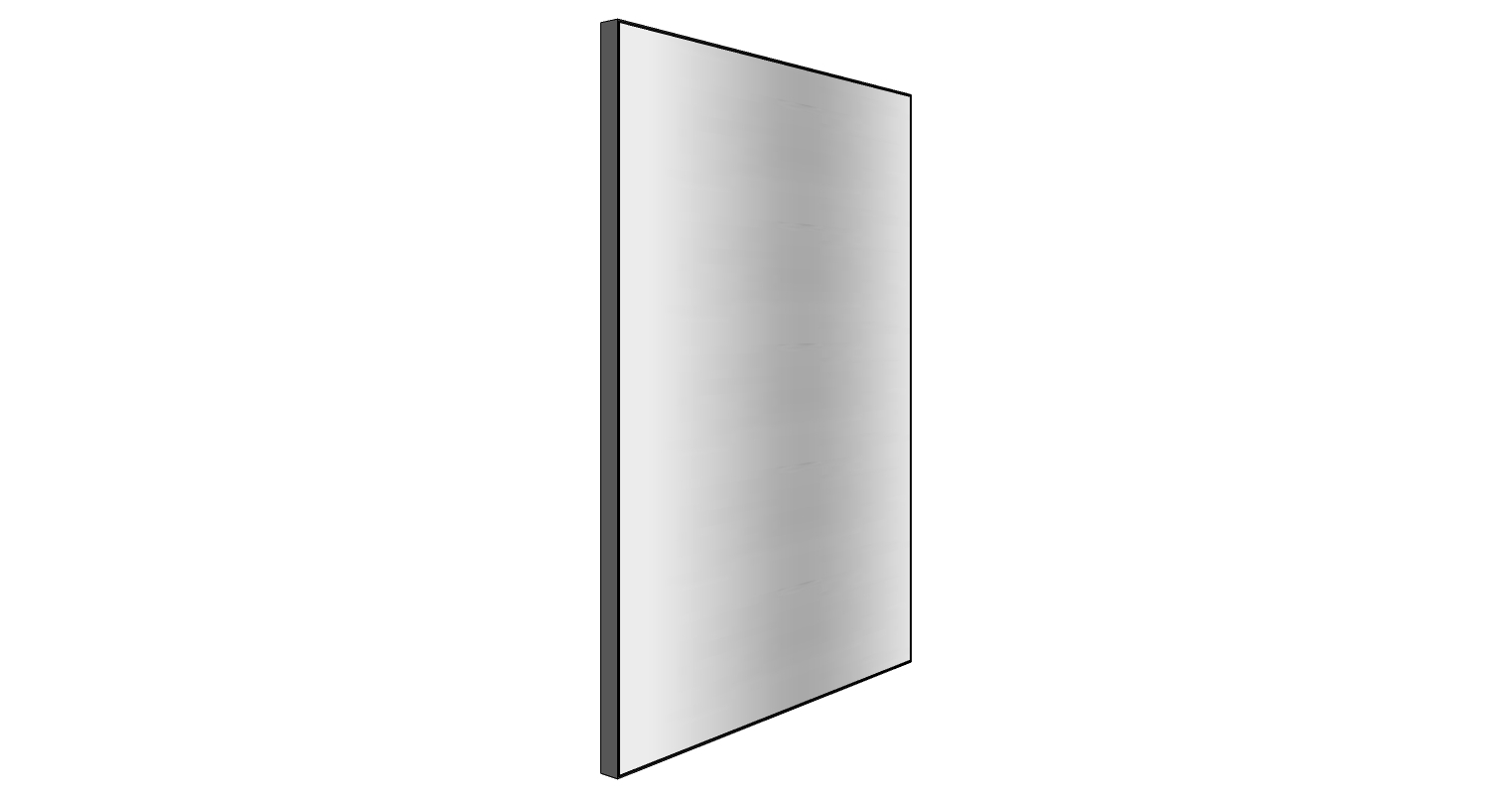 Riho Framed Spiegel Mit Sensor, Schwarz, 205539