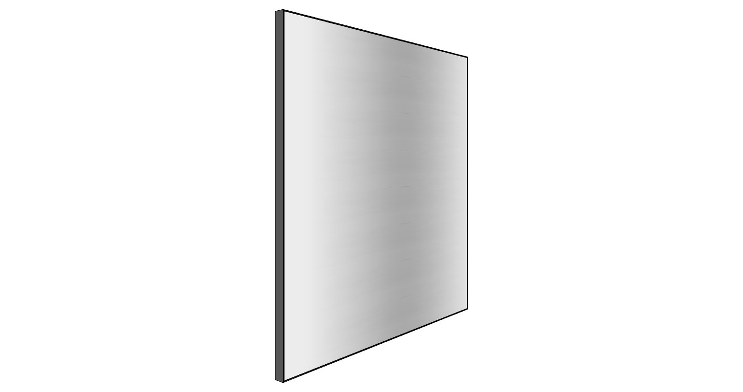Riho Framed Spiegel Mit Sensor, Schwarz, 205541