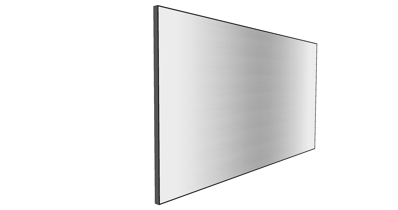 Riho Framed Spiegel Mit Sensor, Schwarz, 205537