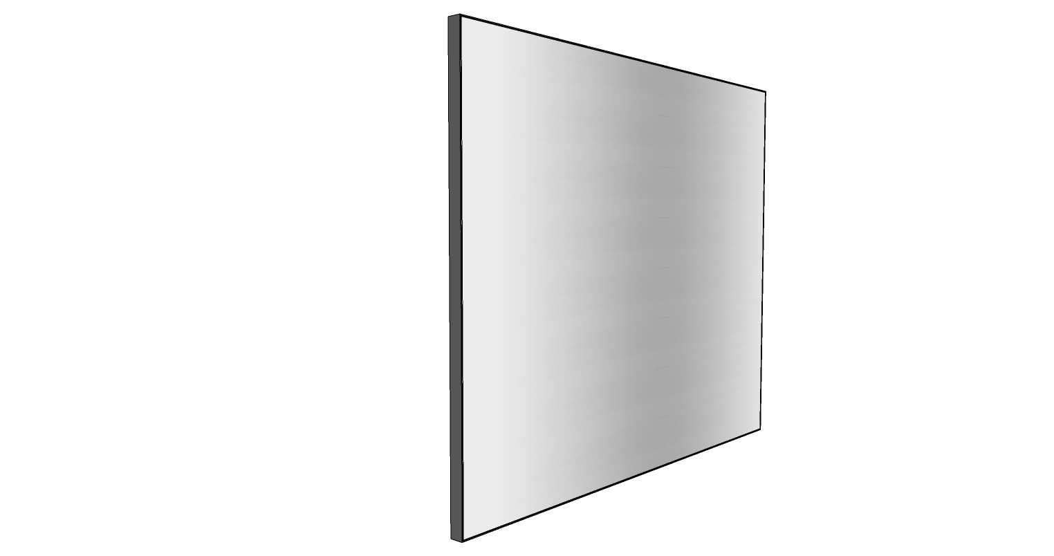 Riho Framed Spiegel Mit Sensor, Schwarz, 205531