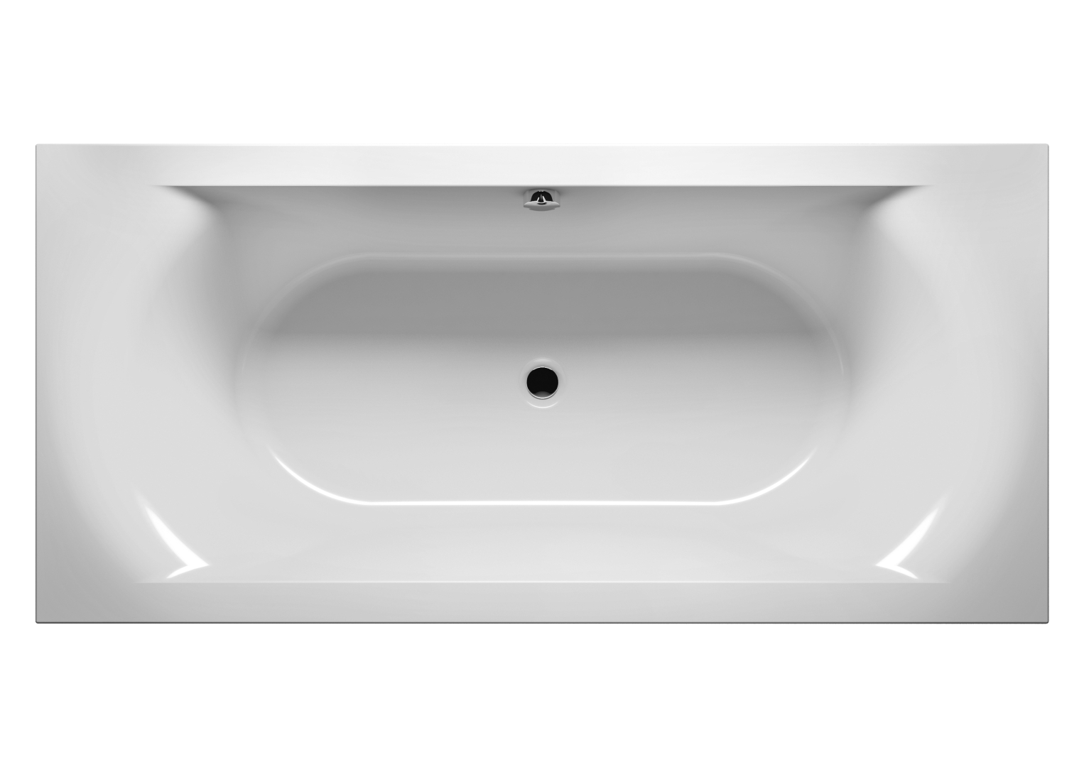 Riho Linares Rechteck-badewanne, Version Rechts, Plug&play
