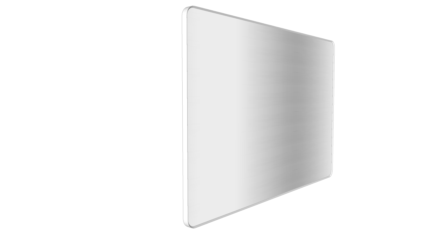 Riho Shield Spiegel Rechteckig, Mit Sensor, Weißer Rand, 205549