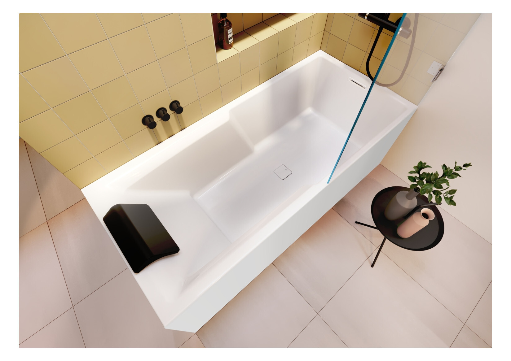 Riho Stiell Shower B2w Rechteck-badewanne, Plug&play-variante,