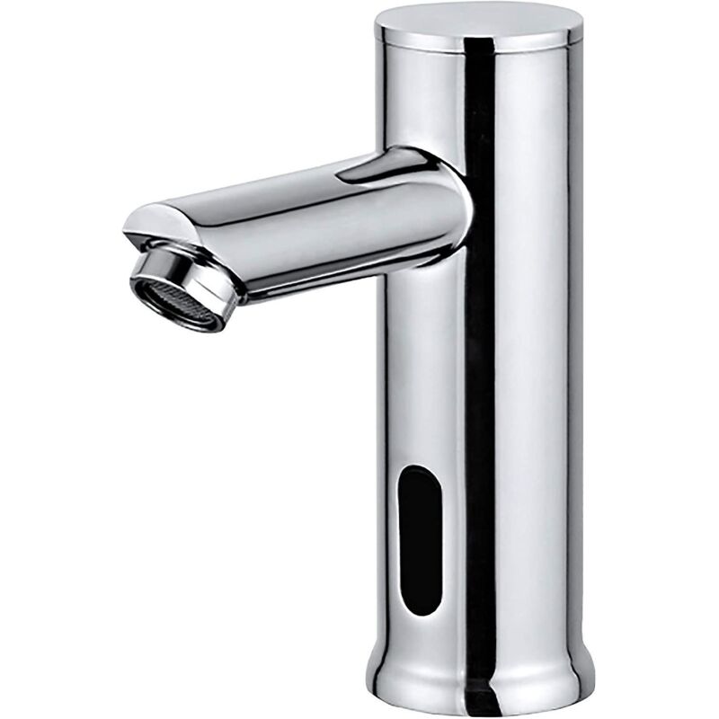 Automatischer Infrarot-wasserhahn Mit Sensor – Gehäuse Aus Verchromtem Messing – Berührungslose Bedienung Für Optimale Hygiene