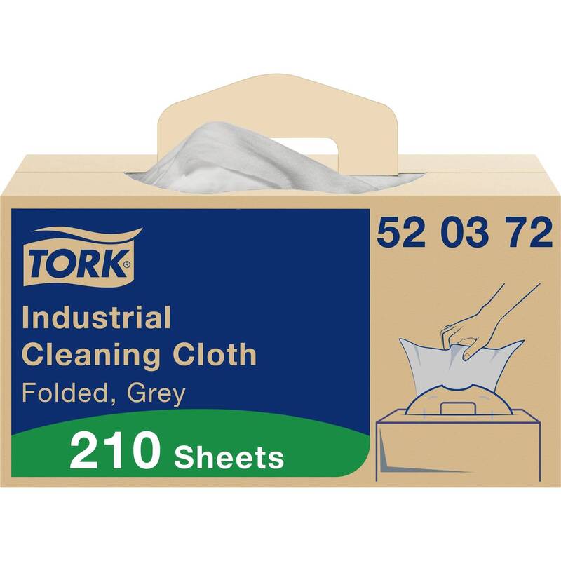 [neuwertig] B-ware Tork Reinigungstücher 1 Lagig 210 Tücher Vlies Grau Oberflächenreinigung Box