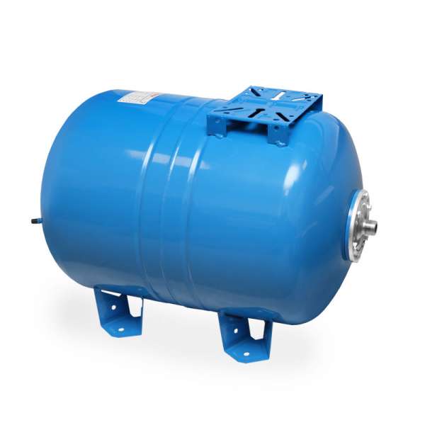 Varem Maxivarem Ls Ausdehnungsgefäß 100l Für Hauswasserwerk Horizontal Mit Edelstahlflansch Blau