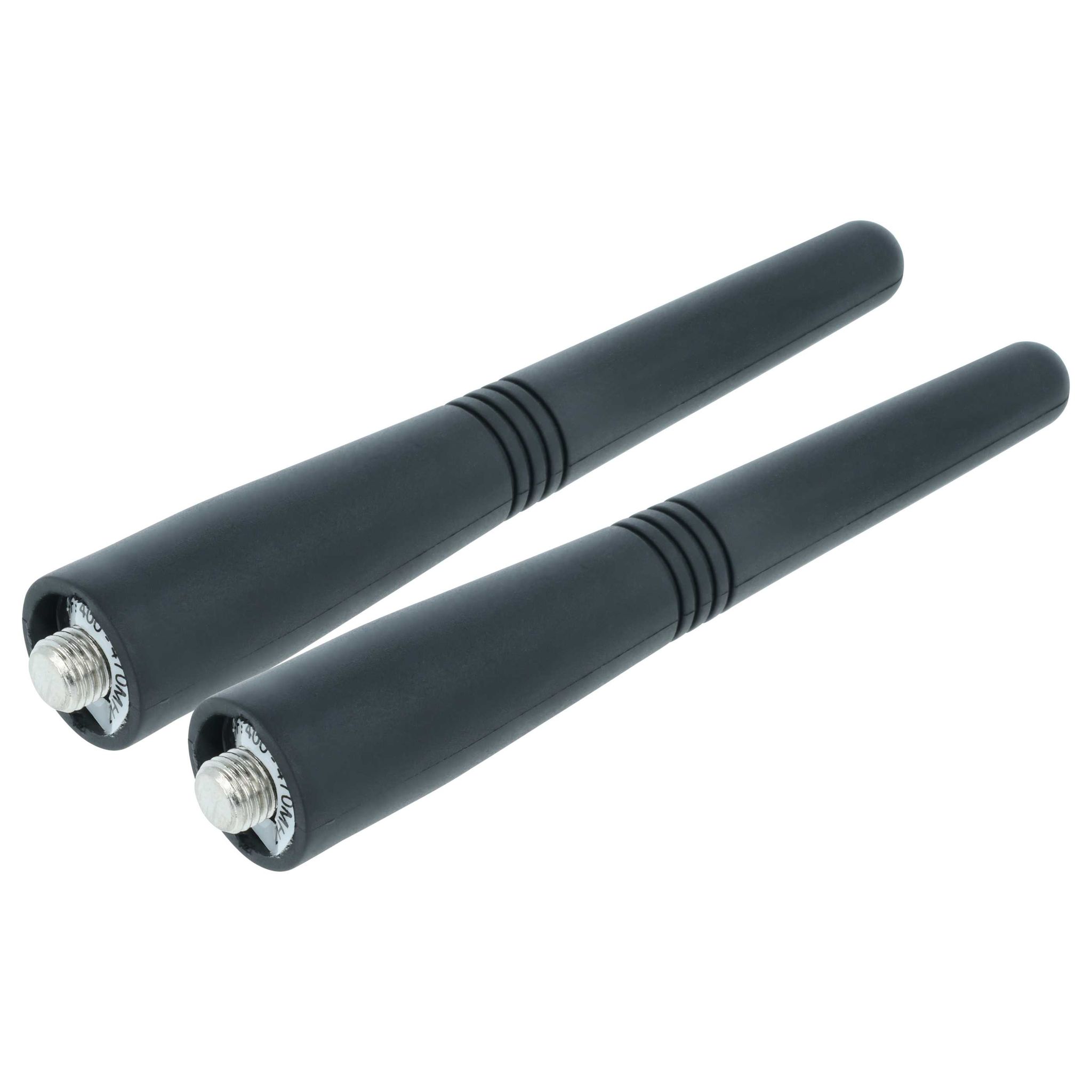 Vhbw 2x Antenne Kompatibel Mit Motorola Gp88, Ht1550, Ht1250-ls Plus, Gp660 Für Gp68, Ht1250, Ht1250-ls, Gp680 Funkgerät - 9,4 Cm Schwarz