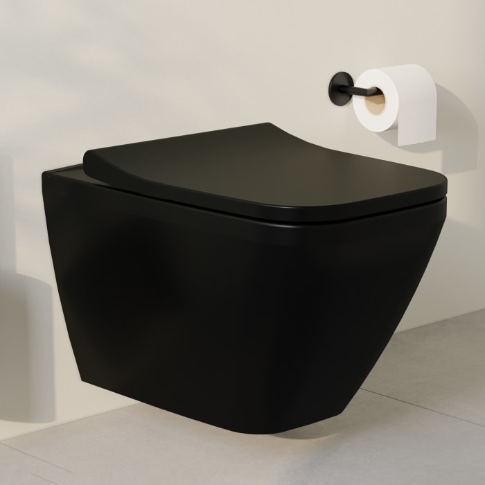 Vitra M-line Tiefspül-wand-wc 54 Cm, Randlos, Eckig