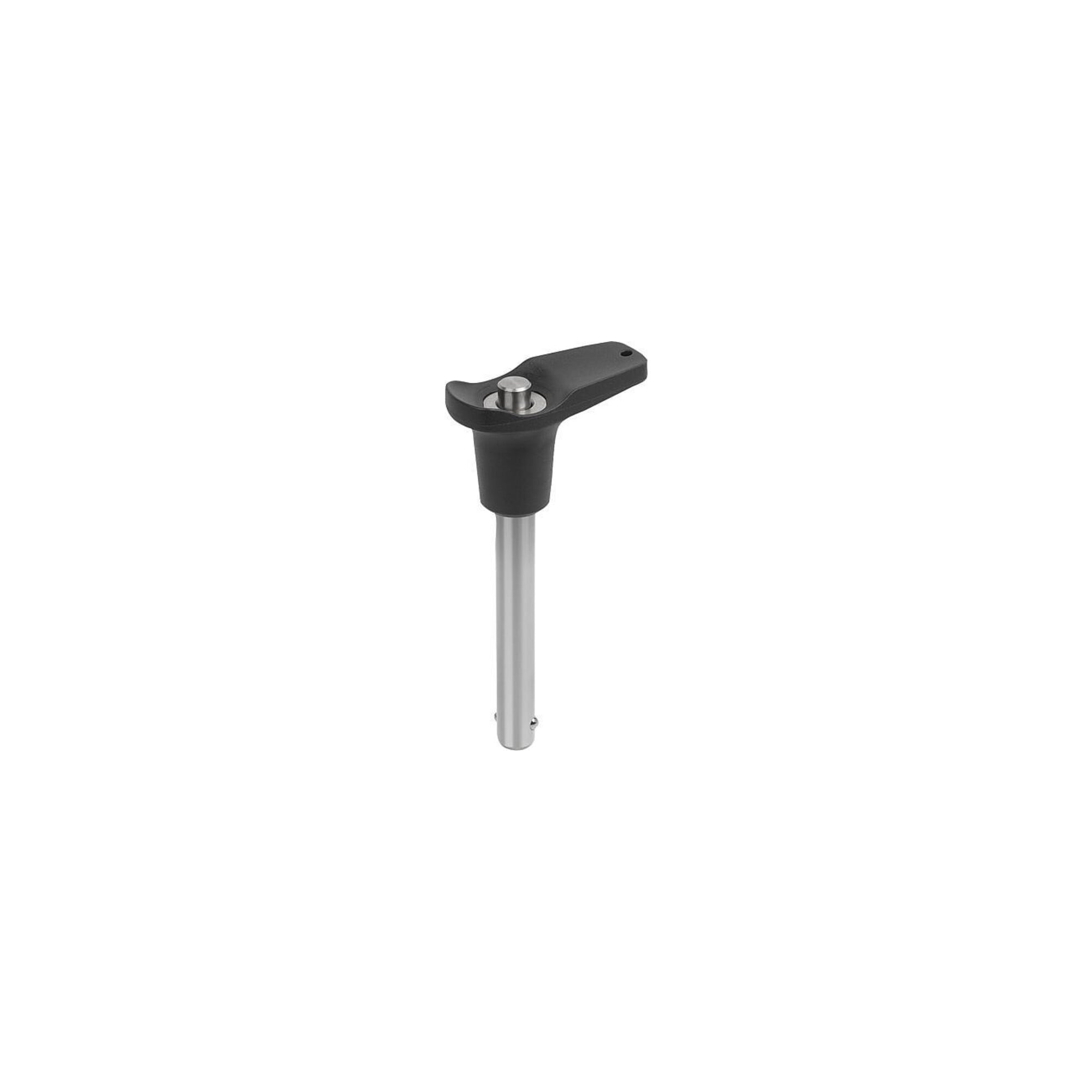 Kipp Kugelsperrbolzen Mit L-griff D1=16 L=45 Edelstahl