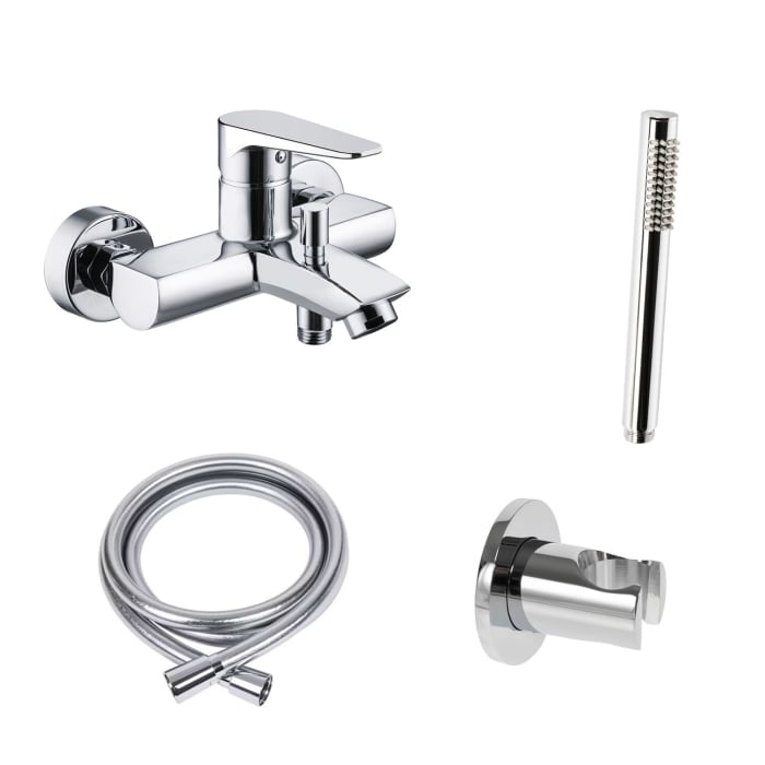 Kronenbach Radia 3.0 Ap Bade-einhebelmischer Mit Brauseset