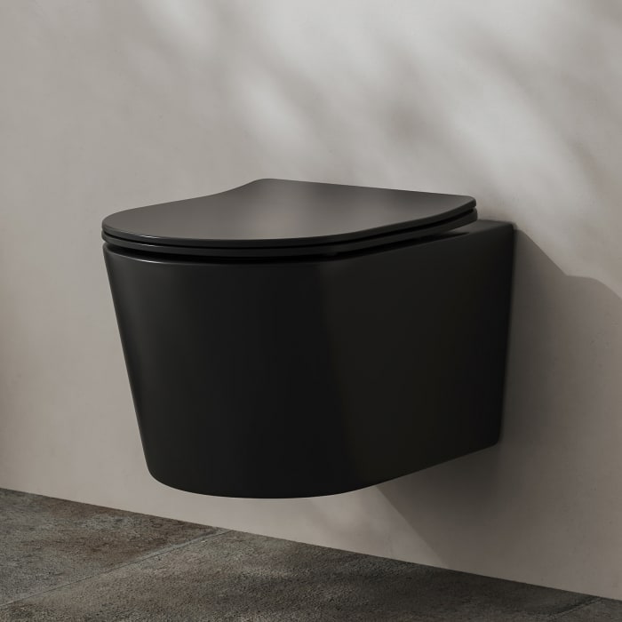 Kronenbach Tube Wand-wc Spülrandlos Mit Rotationsspülung Und Wc-sitz