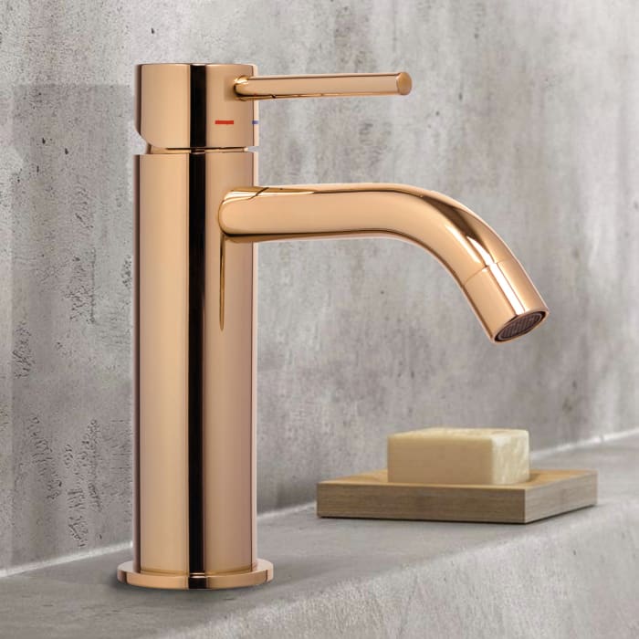 Kronenbach Lima 2.0 Rose Gold Waschtisch-einhebelmischer Ohne Ablaufgarnitur