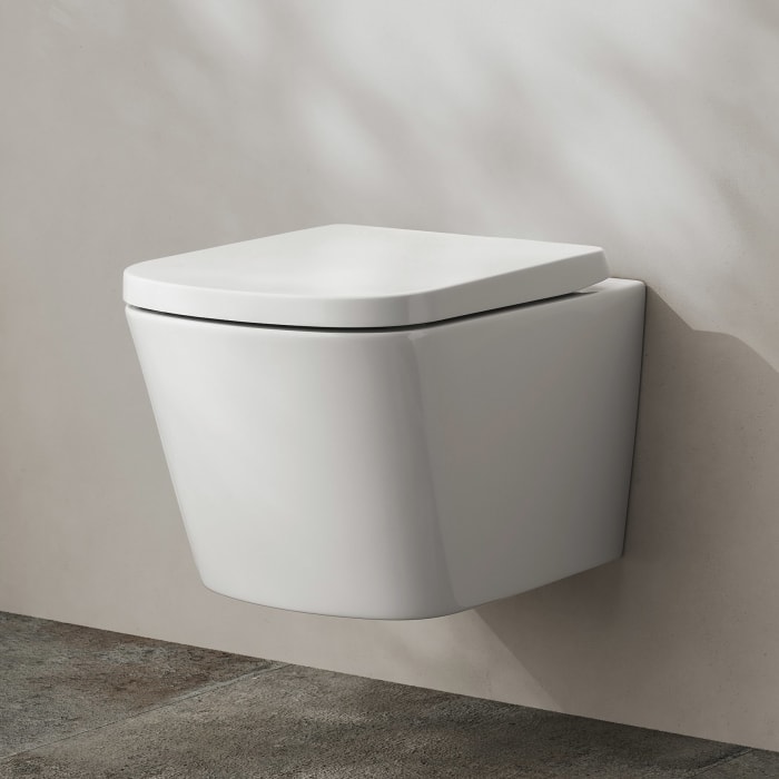 Kronenbach Cube Wand-wc Kompakt,spülrandlos Mit Rotationsspülung