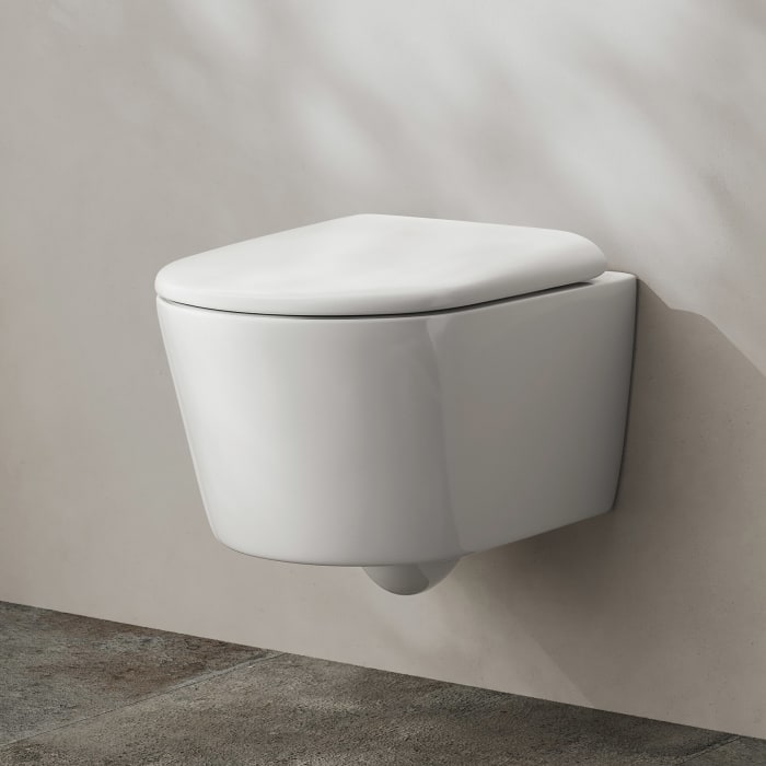 Kronenbach Tube Wand-wc Kompakt, Spülrandlos Mit Rotationsspülung