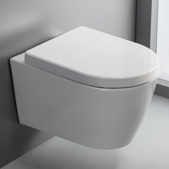 Kronenbach Tube Wand-wc-set Spülrandlos Inkl. Wc-sitz Wrapover