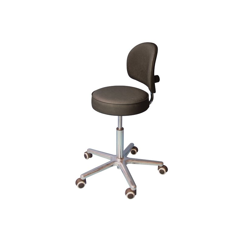 Arbeitshocker Kunstleder Mit Rückenlehne