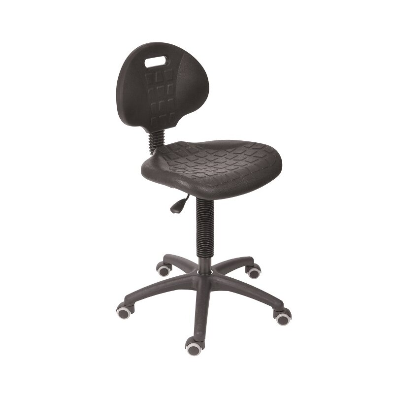 Arbeitsstuhl Mit Pu-sitz Und Rollen