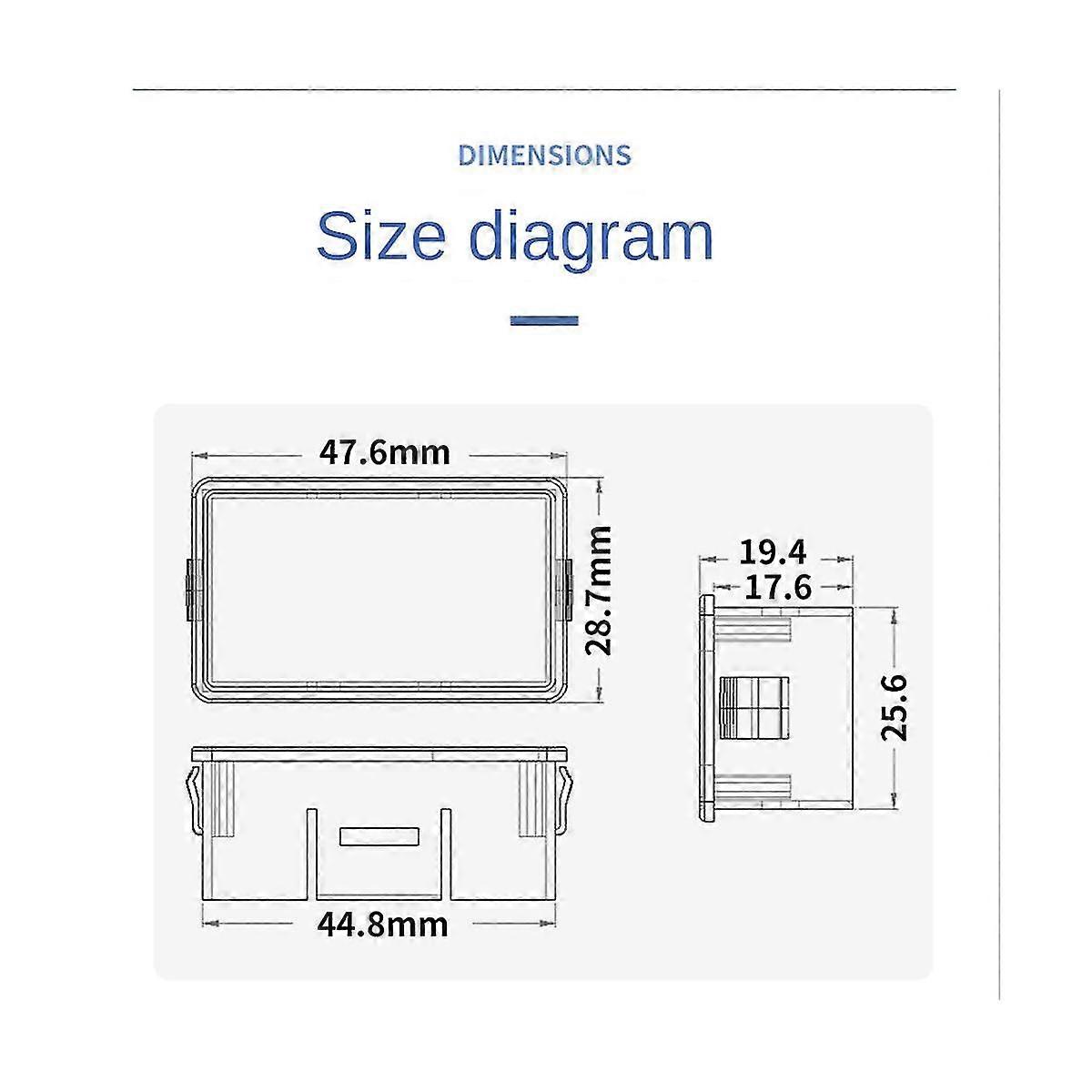 Char Indicator Meter Display Led Er Voltmeter, Du
