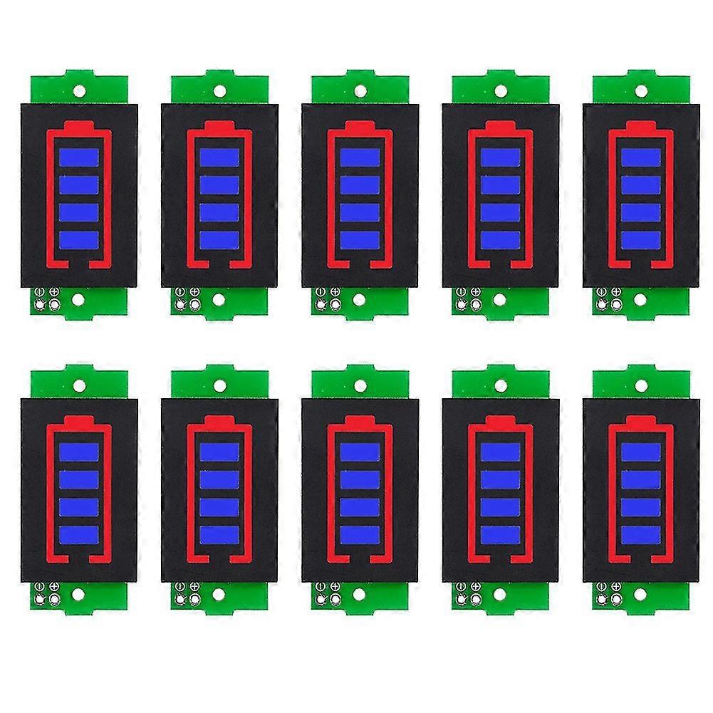 1/2/3/4/6/7/8s Lithium-batterie-kraftstoffanzeige-anzeigemodul, 3-saitige Lithium-batterieanzeige